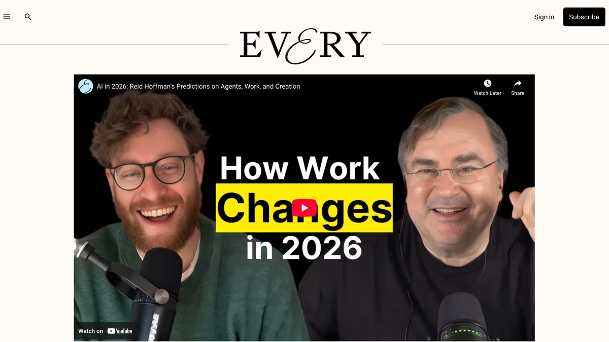 Reid Hoffman's 2026 AI predictions