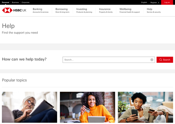 HSBC UK's Conversational AI / Chatbot screenshot walkthrough - video
