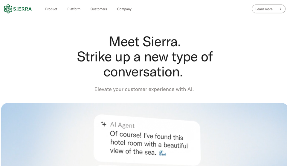 Sierra AI raises $175M, putting serious pressure on existing Conversational AI vendors