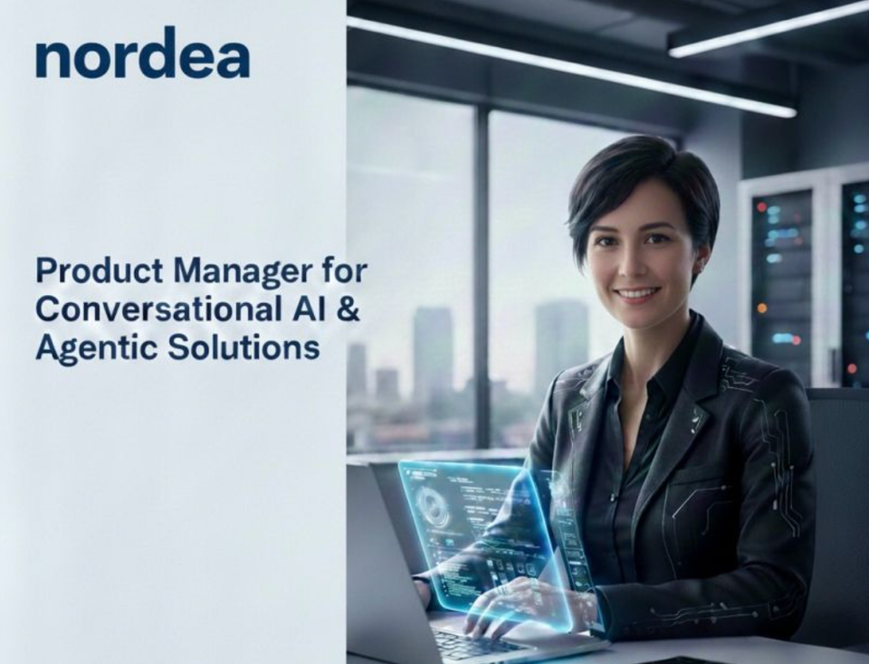 Nordea is hiring for a Conversational AI Product Manager